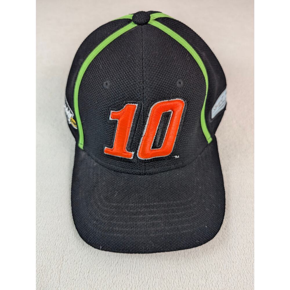 Danica Patrick Hat Black Chase Authentics #10 Go Daddy Nascar FItted Cap OS‎